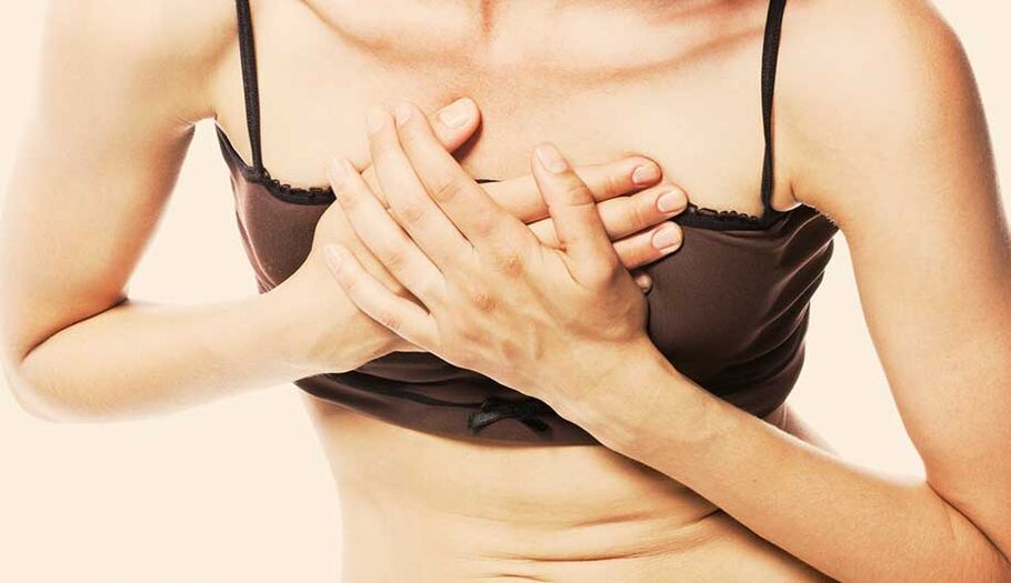 oste bóle w klatce piersiowej mogą być przyczyną osteochondrozy piersi